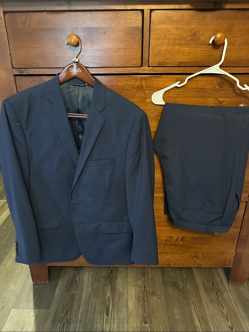 Ralph Lauren Blue Label Navy Pinstripe Two-Piece Suit